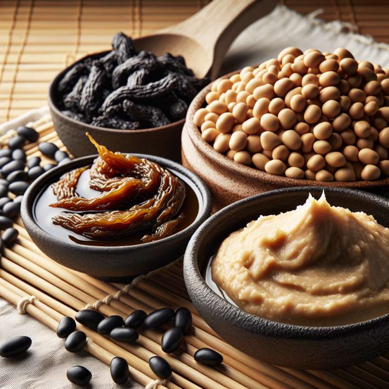 豆腐乳、豆豉、味噌、製造